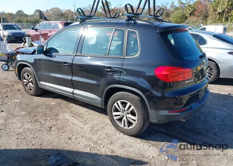 2015 Volkswagen Tiguan S из США, поврежденный, VIN WVGAV7AX5FW607894